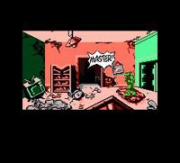 une photo d'Ã©cran de Teenage Mutant Hero Turtles sur Nintendo Nes